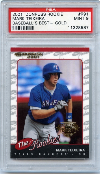 Baseball, Mark Teixeira Master Set All Time Set: Robert